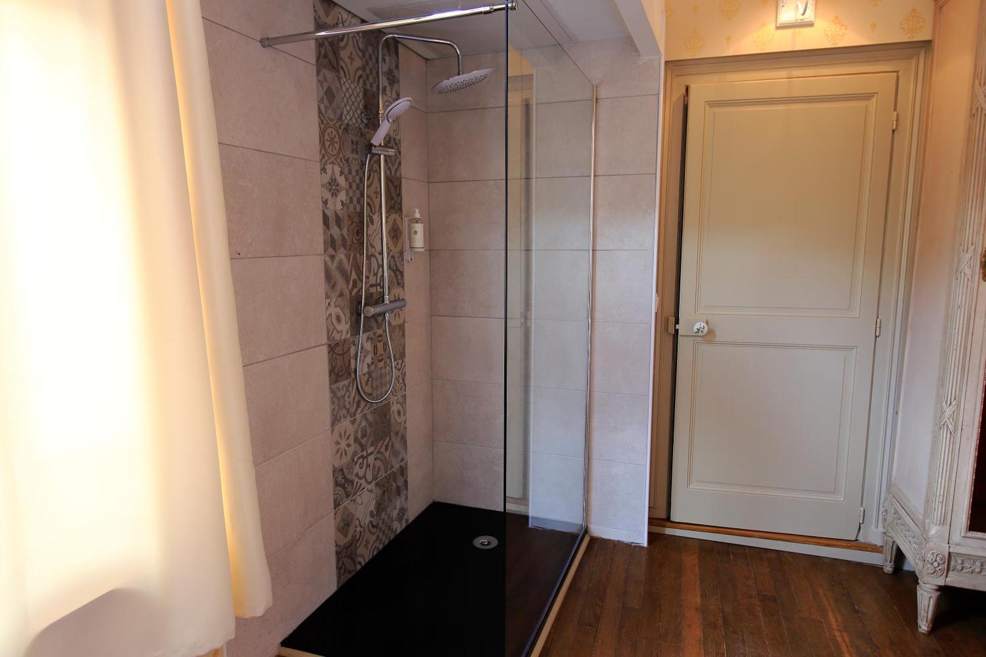 Hotel Saint Georges Troyes Quarto foto A walk-in shower