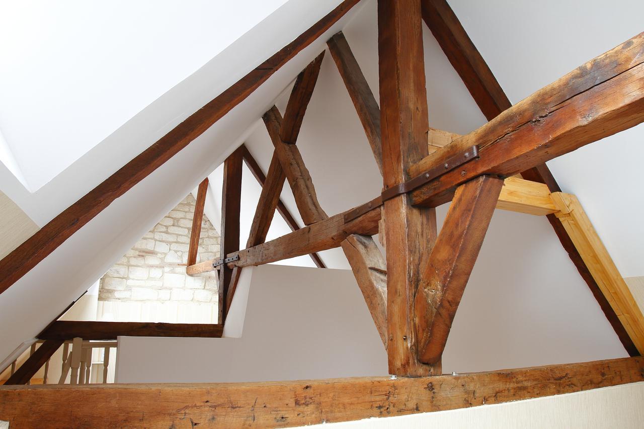 Hotel Saint Georges Troyes Exterior foto Roof truss